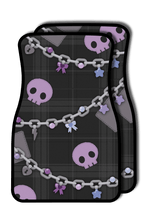 Load image into Gallery viewer, Skull (Purple) Car Mat (Pre-Order)