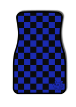 Load image into Gallery viewer, Blue Checkered Hoshi Car Mat (Pre-Order)