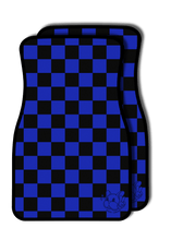 Load image into Gallery viewer, Blue Checkered Hoshi Car Mat (Pre-Order)