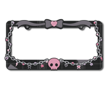 Load image into Gallery viewer, Skull (Pink) License Frame