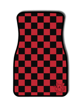 Load image into Gallery viewer, Red Checkered Hoshi Car Mat (Pre-Order)