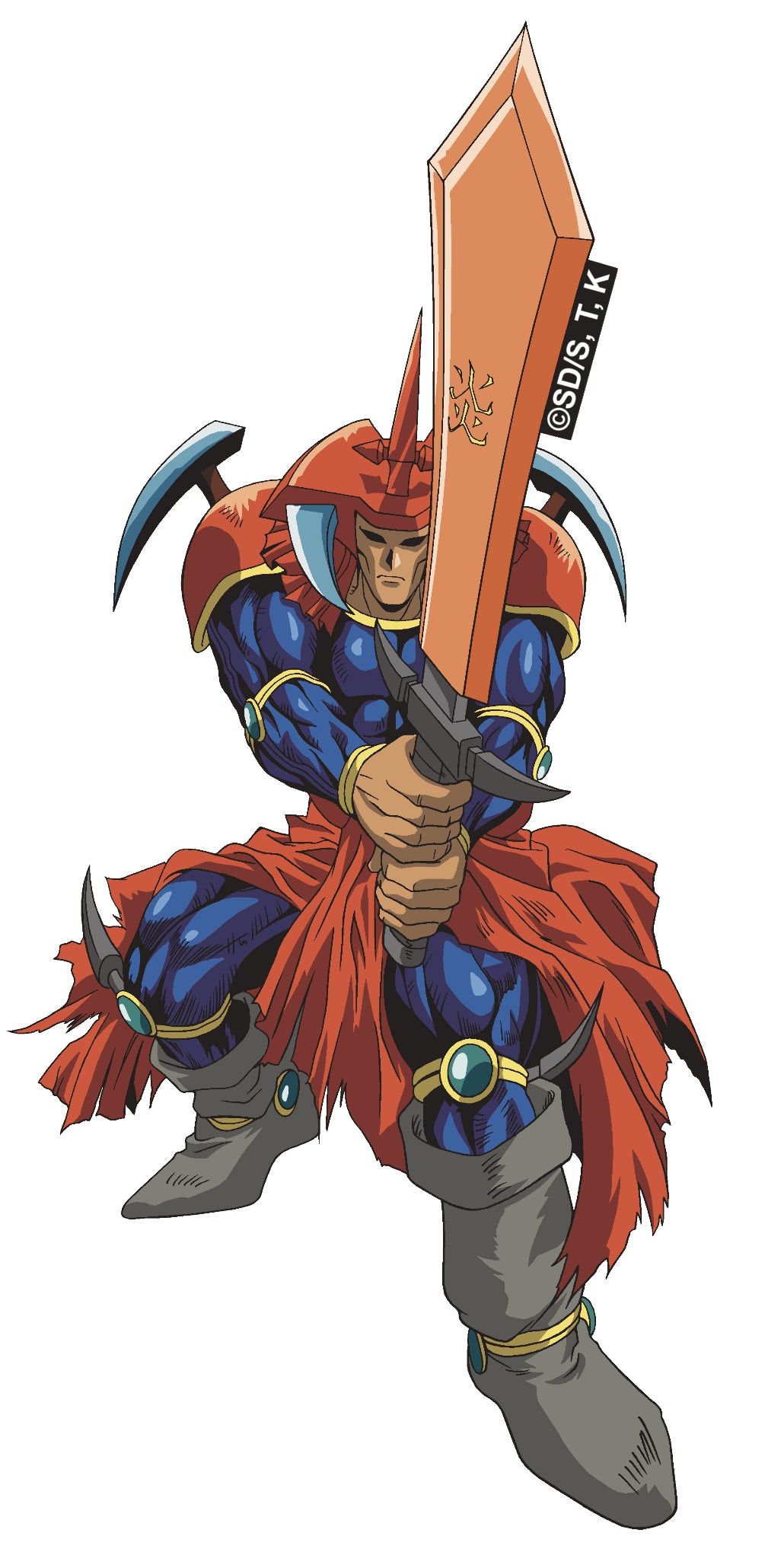 Yu-Gi-Oh! Flame Swordsman Vinyl Decal – Hoshi Garage