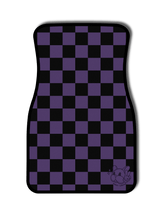 Load image into Gallery viewer, Purple Checkered Hoshi Car Mat (Pre-Order)
