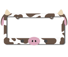 Load image into Gallery viewer, Brown Cow Friend License Frame