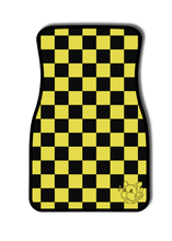 Load image into Gallery viewer, Yellow Checkered Hoshi Car Mat (Pre-Order)