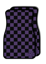 Load image into Gallery viewer, Purple Checkered Hoshi Car Mat (Pre-Order)