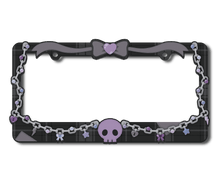 Load image into Gallery viewer, Skull (Purple) License Frame
