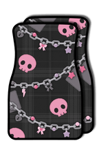 Load image into Gallery viewer, Skull (Pink) Car Mat (Pre-Order)