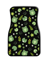 Load image into Gallery viewer, Black “Froggy Swamp” Car Mat (Pre-Order)