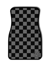 Load image into Gallery viewer, Gray Checkered Hoshi Car Mat (Pre-Order)