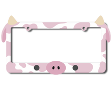 Load image into Gallery viewer, Pink Cow Friend License Frame