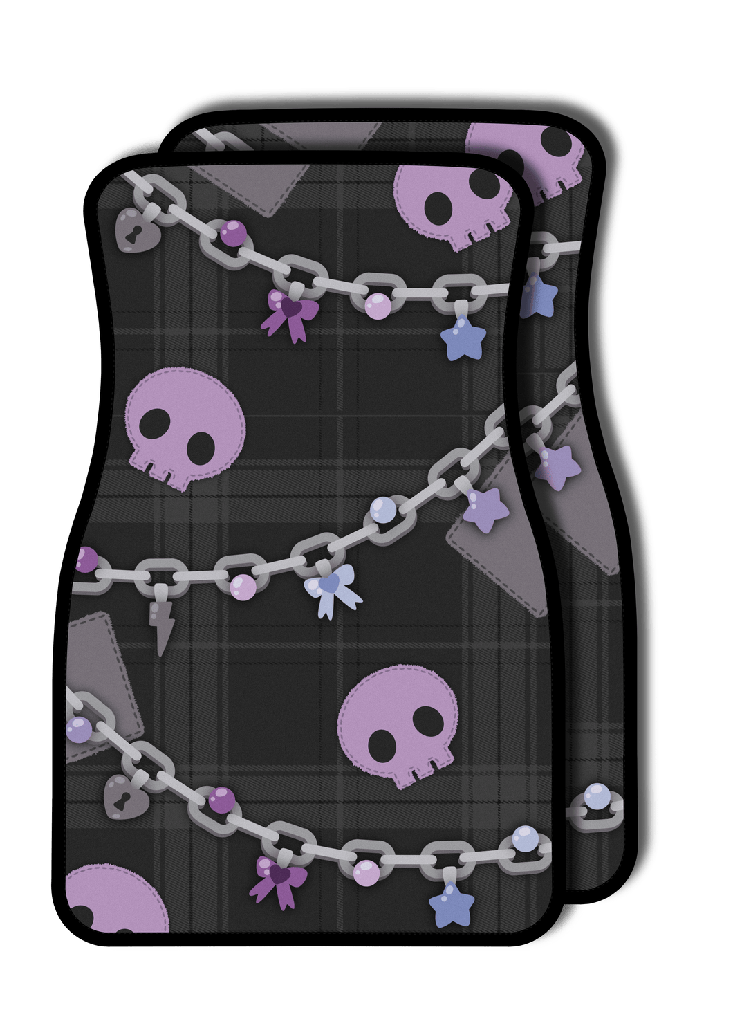 Skull (Purple) Car Mat