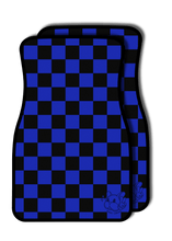 Load image into Gallery viewer, Blue Checkered Hoshi Car Mat (Pre-Order)
