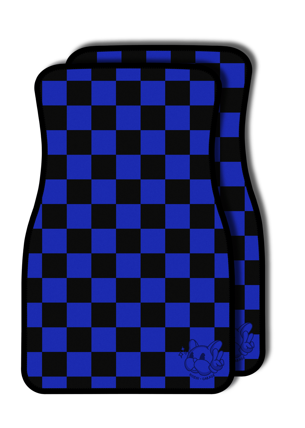 Blue Checkered Hoshi Car Mat (Pre-Order)