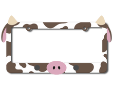 Load image into Gallery viewer, Brown Cow Friend License Frame
