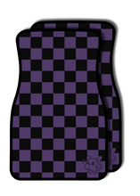 Load image into Gallery viewer, Purple Checkered Hoshi Car Mat
