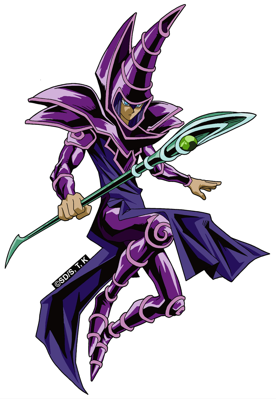 Yu-Gi-Oh! Dark Magician Vinyl Decal