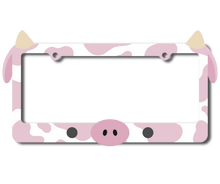 Load image into Gallery viewer, Pink Cow Friend License Frame
